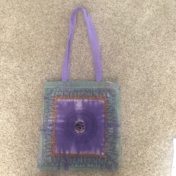 Boho bag Namaste symbol - Picture 1 of 2